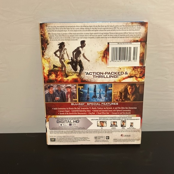 📀 3/$15 or 4/$20 📀 Maze Runner - Scorch Trials Bluray - Picture 2 of 2